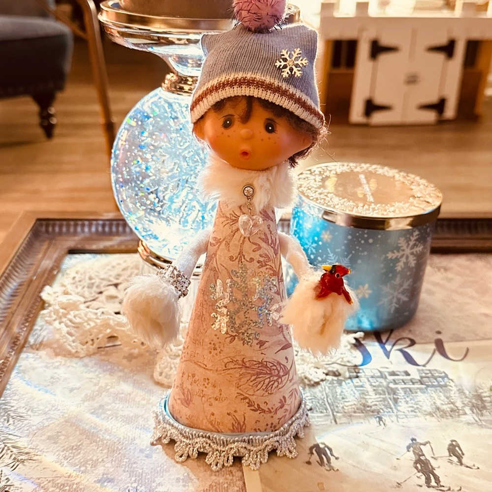 Repurposed vintage doll
